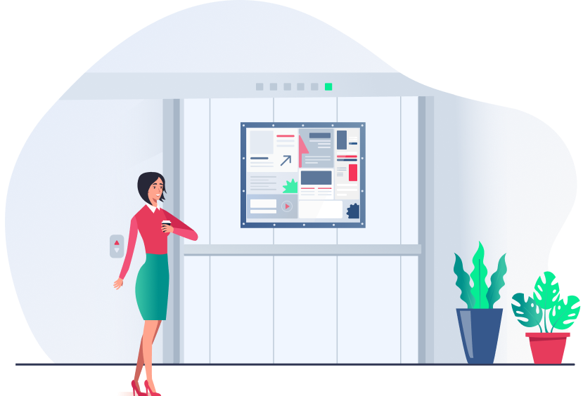 РЕКЛАМА В ЛИФТАХ НА СТЕНДАХ